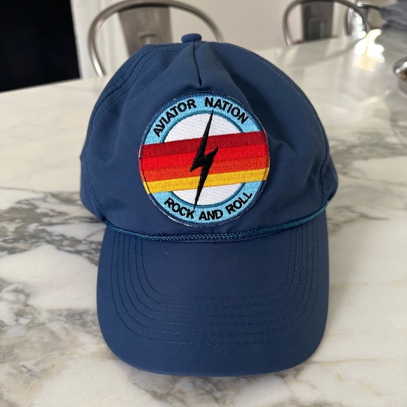 Aviator Nation Other Aviator Nation Unisex Navy Blue Rock N Roll